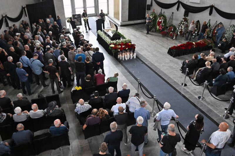 Церемония прощания с Вадимом Тумановым