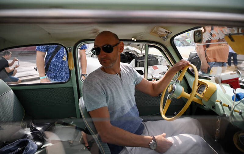 Парад ретро-трамваев в Москве