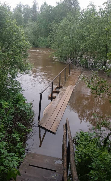 Челябинцам запретили приезжать в природный парк Иремель после ливней. Фото