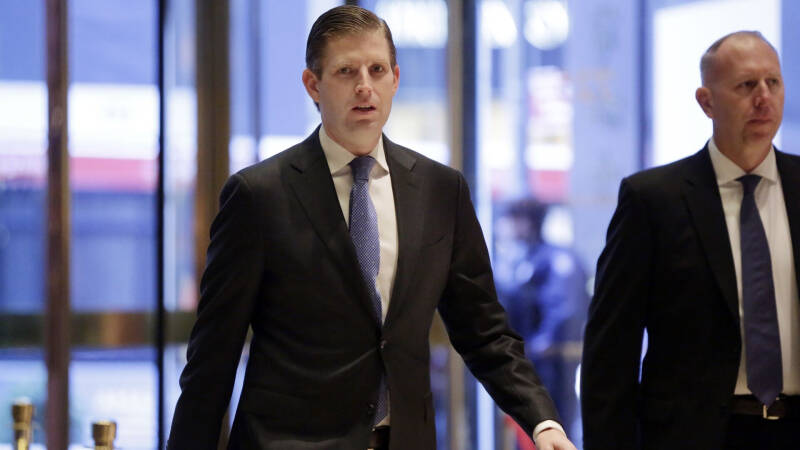 Сын Трампа планирует развивать бизнес на Ближнем Востоке