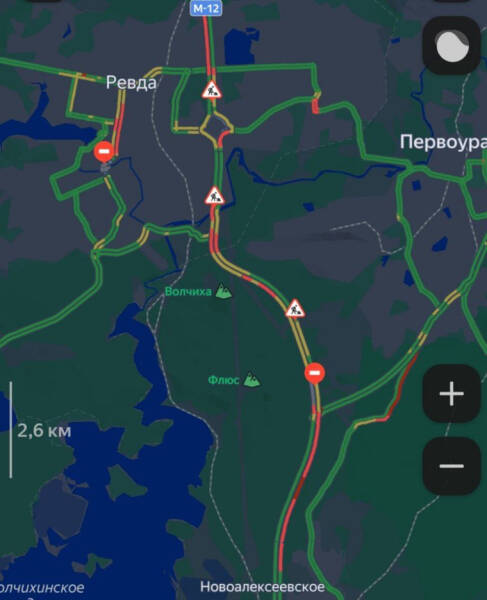 Пермский тракт встал в шестикилометровую пробку. Видео